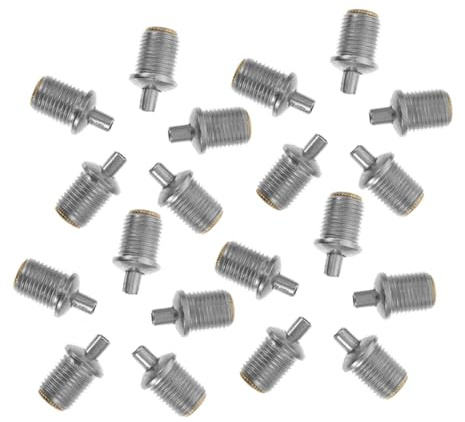 TOBBOMEY 20 pezzi Morsetti Regolabili per Cavo in Acciaio Inossidabile Clip Antitrazione per Cavi Lampadari e Funi Accessori Anti-allentamento per Installazioni Soffitto Uso Interno ed