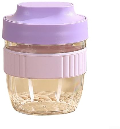Tasse à salade réutilisable en plastique avec couvercle pour le petit-déjeuner, les fruits et la préparation des repas, dispose d'un joint hermétique et d'une cuillère attachée pour un transport