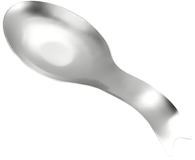 Reposacucharas Para Encimera De Cocina - Acero Inoxidable Antideslizante - Soporte Para Cucharas De Estufa Reposautensilios De Cocina - Para Cucharón Espátula Batidor Estufa Estación De Café Hogar Res