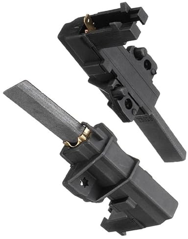 Gettimore Escobillas de carbono para motor de lavadora Hoover Candy Ceset 587848, paquete de 2, 59 mm de longitud, compatibles con modelos Indesit Ariston Servis