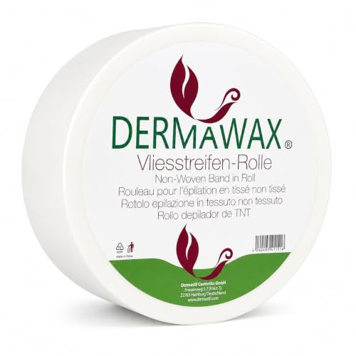 Dermawax Rouleau Non-Tissé 70m – Bandes Épilation Professionnelle pour Cire Chaude, Roll On, Sugaring & Pâte de Sucre – Bandes Épilatoires Résistantes pour Femme & Homme