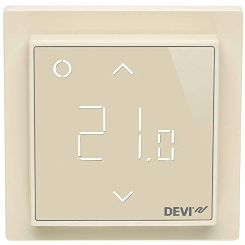 Devireg Smart Ivoire – Thermostat Connecté pour Chauffage au Sol avec Connexion Wi-Fi