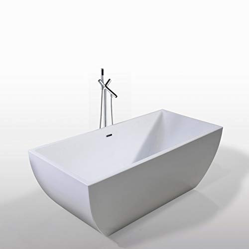 FREESTANDING Bathtub Jennifer + Faucet 170 x 75 cm New Modern Design Bath TUB