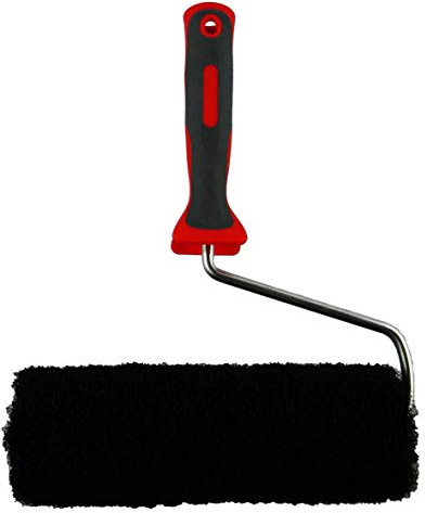 Profi Rollspachtel 180mm zum Verfugen und Fertigstellung | Beschichtungsroller mit 2-Komponenten-Softgriff CT01