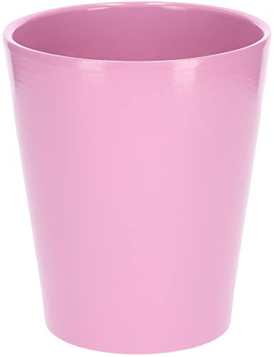 KOTARBAU® Macetero de cerámica para orquídeas H 150 mm, Maceta para orquídeas, Maceta de Ceramica, Tiesto de Flores y Plantas, Maceta Rosa, Tiesto de cerámica esmaltada, Macetas