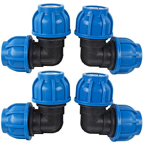 Gavigain 4PCS Gartenschlauch Winkelverbinder 90 Grad,Schlauch Winkelverbinder, Wasserschlauch Absperrung Va e,Schlauchbogen 90,32mm Ellenbogen Adapter Verbinder Wasserrohr Fitting Acc ories