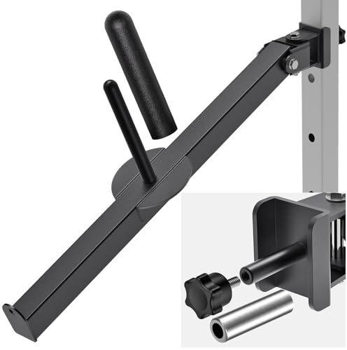 SELEWARE Kniebeugen-Hebelarm-Aufsatz für 2 x 2 Zoll Power Cage, Power Rack-Aufsatz, kompatibel mit 1 Zoll und 2 Zoll Gewichtsplatten, unterstützt vertikale und seitliche Bewegungen