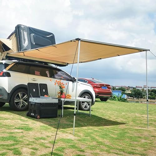 Toldo Furgoneta Camper Toldo Lateral Impermeable para Coche, Refugio Solar, para Actividades al aire Libre como Acampar, Montañismo, Pesca para Vehículos, SUV, RV ( Size : A 200x250cm/6.6x8.2ft )