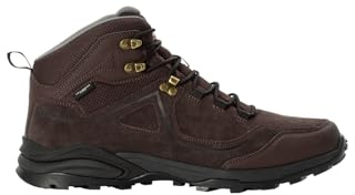 Jack Wolfskin Herr Sunset Hike Texapore MID M vandringssko, Dark Oak, 47 EU, Mörk ek, 47 EU