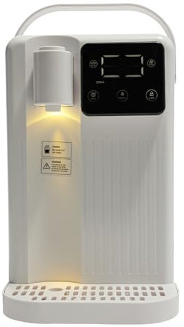 Distributore di acqua calda istantanea,Distributore di acqua elettrico 1700W,Pannello di controllo LED,3L per casa,Ufficio,Scuola,Ristorante (Bianco)