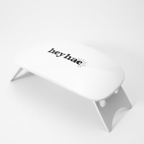 heyhae LED UV Lamp for Semi-Cured Gel Nail Strips, 6W Portable Lightweight