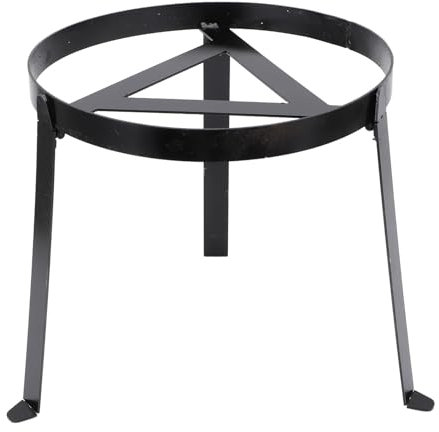 Luocute Lagerfeuer-Stativ, 9,65 X 9,84 Zoll, Camping-Stativ Zum Kochen, Verbesserte Beine, Verriegelbarer Stativständer für Dutch Oven-Stativ, Lagerfeuer-Kochausrüstung, Stabiler