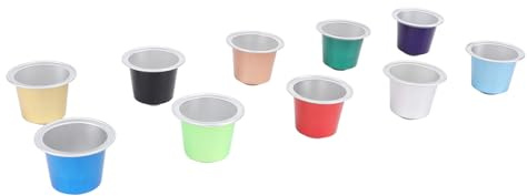 30pcs Reusable Coffee Capsule Lids, Food Grade Silicone Refillable Coffee Pods Coffee Pods Covers Single Use Coffee Pods Cups for Home Use