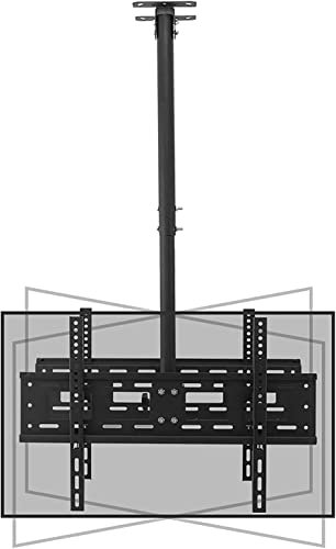 TV Stand TV Unit, TV Wall Mount Double Screen Ceiling TV Mount, 360° Swivel And Tilt Ceiling TV Bracket, Fit Most 40-70 Inch LCD Flat Screen And Curved TVs TV Mount TV Stand