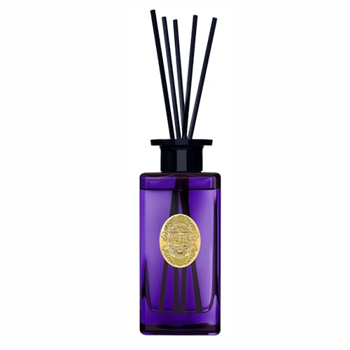 M&SENSE Luxury Large Reed Diffuser 300ml, Lavender Glow Scented with Natural Essential Oils, Long Lasting with 7 Sticks, Non-Toxic Home Fragrance for Bedroom, Bathroom Decor, Elegant Glass Bottle