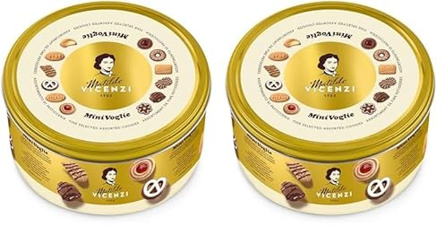 Sambanuts Matilde Vicenzi Minivoglie (500g Metallrunddose) (Packung mit 2)