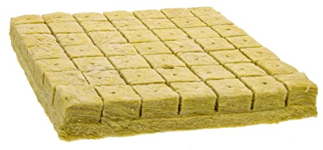 Mikikit Blocs Nutritifs pour Semis 49 Cubes 40x40x40 Mm Hydroponie Jardinage Croissance Absorption Eau Dégradable Environnement Naturel