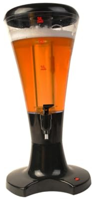 Ipetboom Distributore Energetico in Unico e As a Risparmio Design Abs per 3l con Luci LED Beverande Tavolo Birra Fredde in Casa Ktv