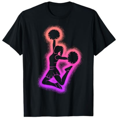 Cheerleading Kinder Damen Mädchen Cheerleader T-Shirt