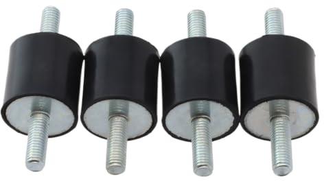 4 Stück Anti-Vibrations-Gummidämpfer mit M8-Gewinde, Klimaanlage, Wärmepumpe, Anti-Vibrationsfüße