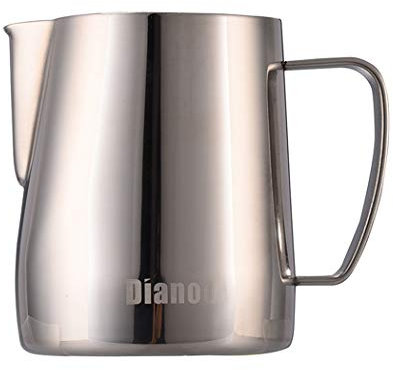 Dianoo Edelstahl Milchschäumer Schäumender Werferweißer Latte Art Tasse Für Espresso Cappuccino Kaffee 600ML