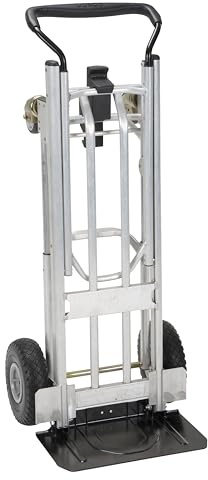 COSCO 4-in-1 Folding Series Hand Truck with Flat-Free Wheels