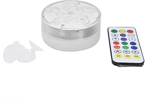 FTVOGUE 11 LED Unterwasser-Pool-Licht Fernbedienung wasserdichte Tauchlampe mit Magnet-Saugnapf für Aquarium