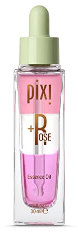 Pixi Beauty +Rose Essence Oil | Olio Essenziale Nutriente Trifasico | Con Olio di Rosa per Rivitalizzare e Preparare la Pelle al Trucco | 30 ml / 1 fl oz