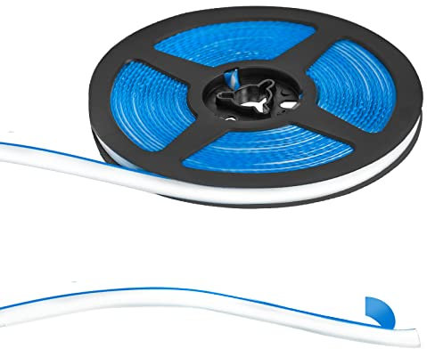 Nerissa Waterproof Decorative Ceramic Tile Tape - 6m - Covers Gaps Around Walls, Sinks, Countertops, Toilets and More