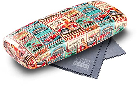 FEFI - Stabiles Hardcase Brillenetui “VINTAGE“