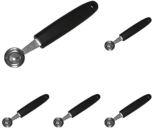 Vogue CF934 Melon Baller 25mm Stainless Steel Scoop Spoon Fruit Ice Cream Dessert (Pack of 5)