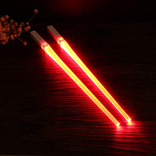 Bacchette con spada laser illuminate a LED Bacchette portatili staccabili Illuminano durevole Leggero Stoviglie adatte for alimenti for cene in cucina /10
