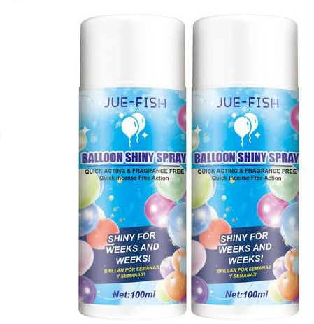 Balloon Glitter Spray, Latex Balloon Shine Spray Does Not Oxidize Or Fade Spraying Fine And Even Lasting Glitter Balloon Protective Film Spray For Use At Parties Events Decorations