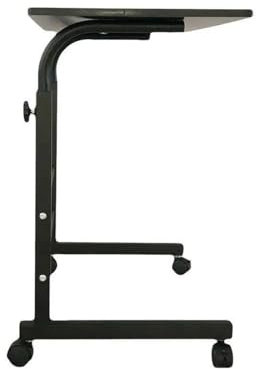 HöHenverstellbarer Schreibtisch Tragbarer Büro-Laptop-Schreibtisch, rollender, verstellbarer Tischwagen, mobiler Computerständer, Gaming-Tisch, verstellbarer Gaming-Laptop-Schreibtisch für Bett und So