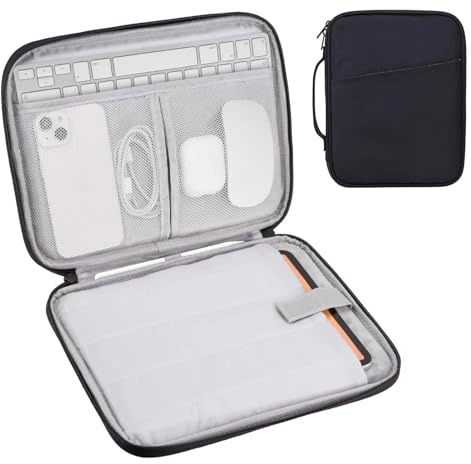 Funda para tableta de 9-11 pulgadas, bolsa para tableta con asa, bolsa impermeable para tableta Pro11m4 2024/11 pulgadas Air M2 2024/10th10,9 2024/Air 5/4 10.9, Tab S9/S8/S7/A9+/A8/A7