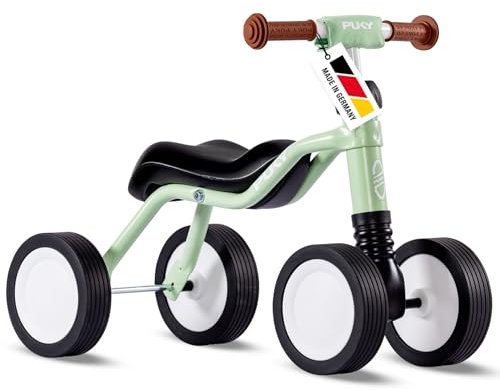 PUKY WUTSCH Pastel Green | Lauflernrad ab 1 1/2 Jahren | Lauflernhilfe Kinder | Lauflernwagen Indoor & Outdoor | Kinderfahrzeug mit Sicherheitslenker & Pendelachse | Ergonomischer Sitz | FLOAT-Laufrad