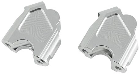 BDDXWSM Mano Bar Riser Clip Soporte de extensión para Elevador de Manillar de Motocicleta para B&MW F700GS 2013-2018 F 650GS 2008-2018 Adaptador de extensión Extensiones Manillar(Plata)