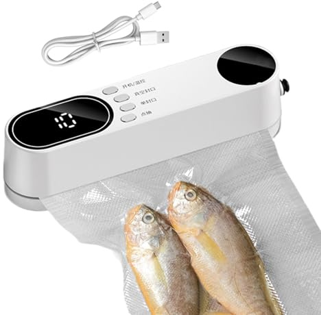 Mihauuke Mini Machine À Sceller Sous Vide | Outil de Scellage de Sacs Alimentaires Compact,Machine à Souder Sous Vide Performante | Pour Usage Domestique Hôtel Restaurant Appartement Entreprises