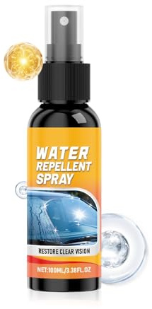 Spray antilluvia para parabrisas – Producto para el cuidado de las ventanas del coche de 100 ml | Agente impermeabilizante para cristales domésticos – Para conductores de camiones sedán SUV