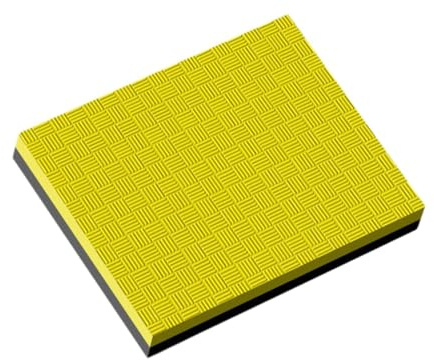 Folpus Balance-Pad, Balance-Kissen, rutschfeste, tragbare und Wiederverwendbare Schaumstoffmatte, Kniepolster für, Fitness und Pilates in Innenräumen, Gelb