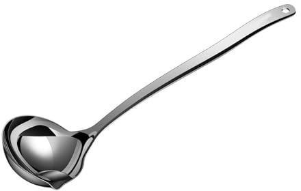 kokdid Cucchiaio separatore di olio in acciaio inox 316 di alta qualità, perfetto per cucine domestiche e ristoranti, strumento professionale da cucina