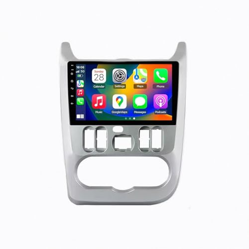 Autoradio Car Navigation per Hyundai Tucson 2004-2009 Schermo Touch Portatile Wireless di Backup con Bluetooth Wifi, Controllo Vocale, Aux, Mirror Link, 8 Nucleo 6G+128G