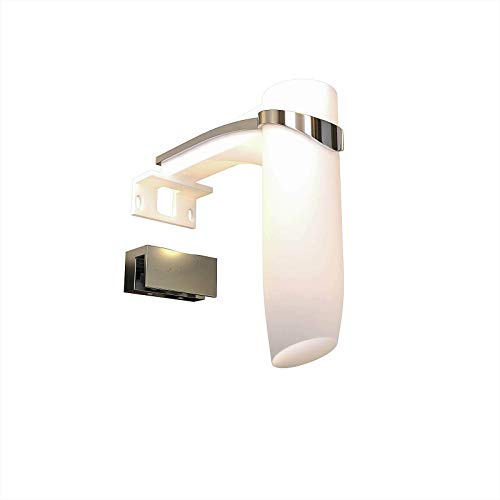 LED Spiegelleuchte Klemmleuchte Schrankleuchte Sarina AC-LED - 3 Watt 140LM 4000K neutralweiß - IP44 - verschiedene Montagemöglichkeiten für Spiegel und Möbel CONCEPT2U