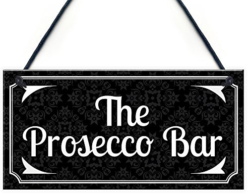 Red Ocean The Prosecco Bar Alcohol Drink Vintage Foam Plaque Sign Home Bar Gift Man Cave