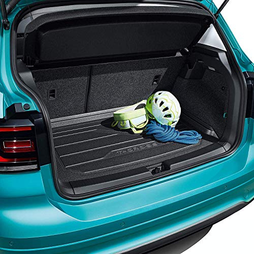 Volkswagen 2GM061160A Gepäckraumeinlage Kofferraumeinlage Schutzmatte, nur für Basis Ladeboden, schwarz