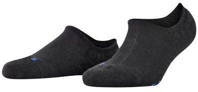 FALKE Damen Füßlinge Keep Warm W In Wolle unsichtbar einfarbig 1 Paar, Schwarz Black 3000, 37-38