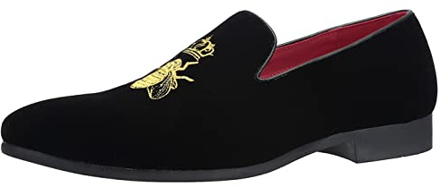SAINTS BASE Mocasín para Hombre Zapatos de conducción Zapatos Bajos Terciopelo Cómodo Zapatillas de conducción Planas Zapatos de mocasín sin Cordones Black 45 EU