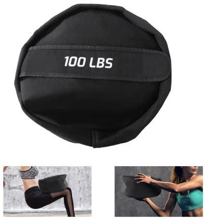 Bazargame Training Sandbag Heavy Duty Workout Sandbags 30-45kg Adjustable Sandbag Leerer Trainingssandsack Für Training Fitness und Gewichtheben, No Sand Inside
