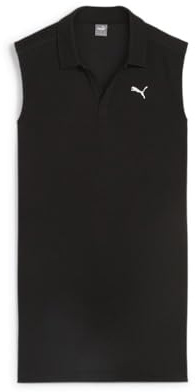 PUMA Damen Ärmelloses Kleid, Schwarz, Groß