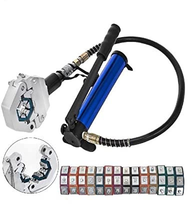 Pinza crimpatrice idraulica separabile 71500 - Pompa in alluminio professionale portatile per riparazione aria condizionata - Versatile e affidabile